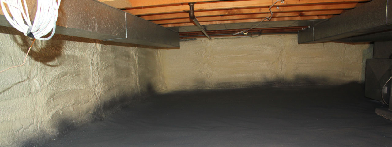 Bellevue spray foam insulation for crawl spaces